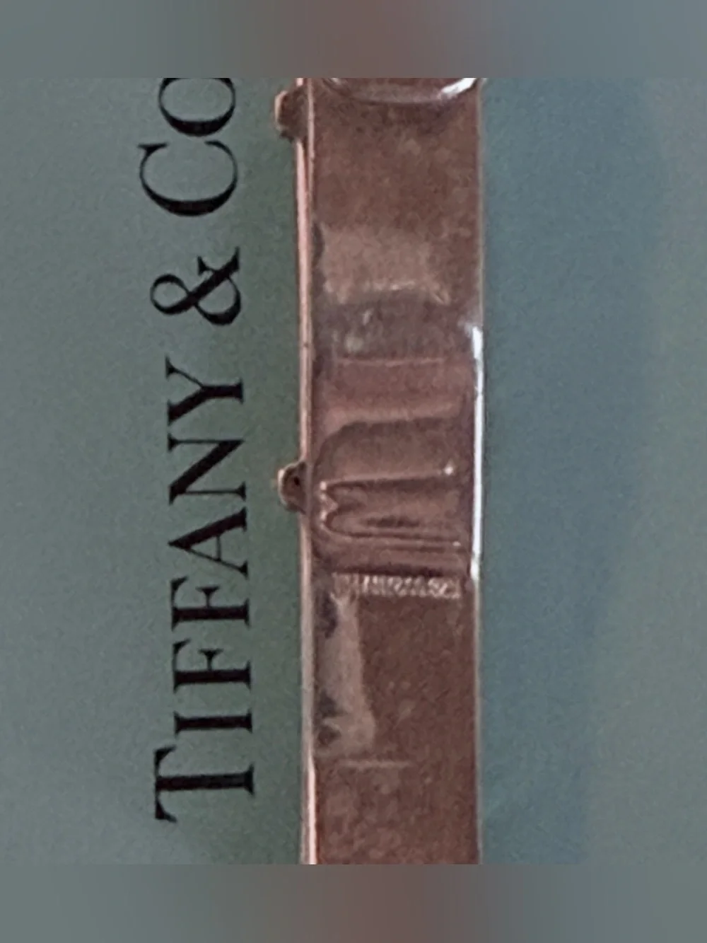 Tiffany & Co vintage sterling silver and gold unisex money clip